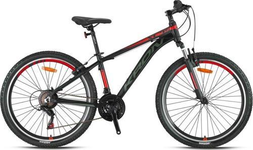 XC 75 27.5" Jant V Fren 17 Kadro 21 Vites Dağ Bisikleti Siyah Kırmızı Füme
