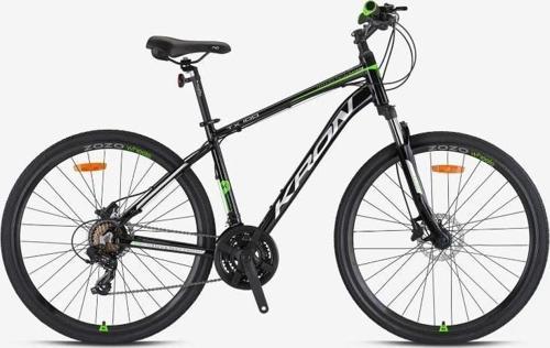 TX100 Trekking Hidrolik Disk 28" Jant 18' Kadro 21 Vites Şehir Bisikleti Siyah Gri Yeşil