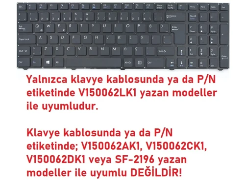 Casper Nirvana C700 SPEC GT840 Core i5 Klavye Siyah V2