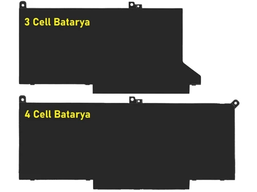 Dell Latitude 13-7380 Batarya Pil RETRO V2 (4 Cell)