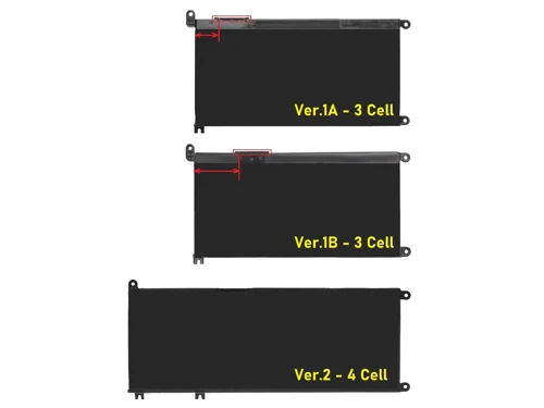 Dell Inspiron 15-7570 Batarya Pil RETRO V1 (3 Cell)