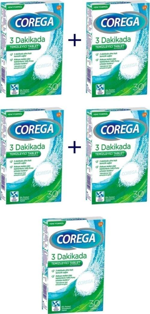 Diş 3 Dk Temizleyici Beyazlatıcı 30 Tablet X 5 Paket