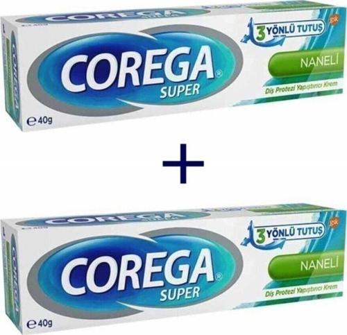 Süper Protez Yapıştırıcı Krem Naneli 40gr x 2 adet