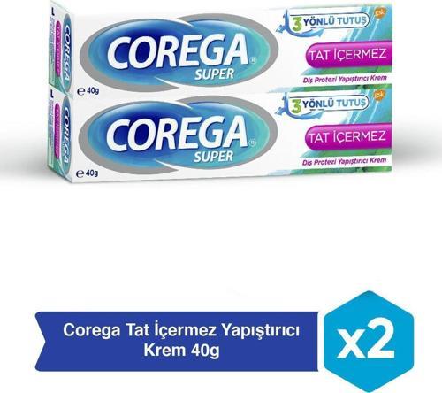 Tat İçermez Yapıştırıcı Krem 40G x 2 Adet