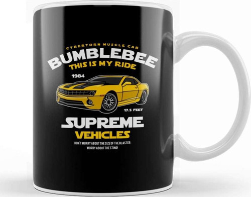 Bumblebee Transformer 02 Kupa Bardak Porselen