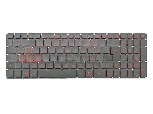 Acer Aspire Nitro 5 AN515-51 Klavye Işıklı Kırmızı Tuş