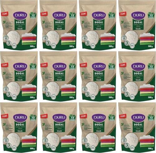 Doğal Granül Matik Sabun Klasik 13 Yıkama 500 gr 12 Adet