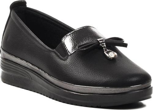 037 Siyah Simli Kadın Günlük Ayakkabı