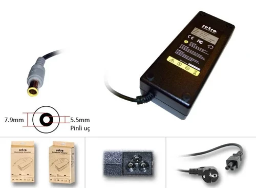 20V 6.75A 135W Lenovo Yuvarlak Uç Adaptör RETRO