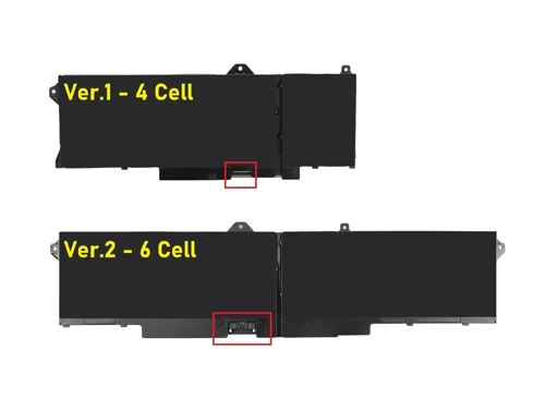 Dell Latitude P104F007 Batarya Pil RETRO V1 4-Cell