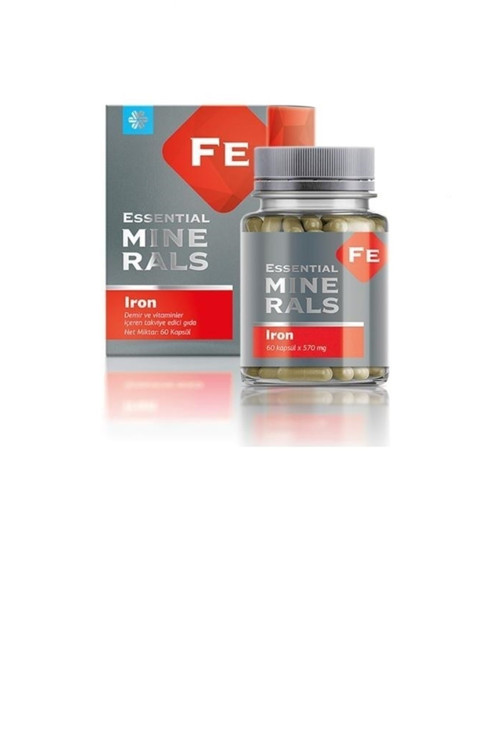 ESSENTİAL MİNERALS IRON/ DEMİR VE VİTAMİN IÇERİEN TAKVİYE GIDA