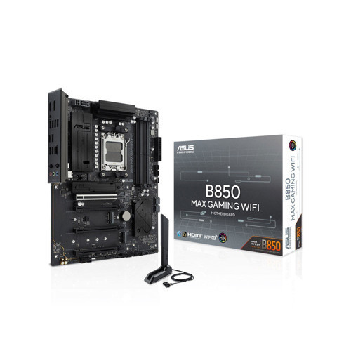 B850 Max Gaming Wifi Amd B850 Am5 Ddr5 8000 Dp Hdmi 3X M2 Usb3.2 Wifi 6E + Bt Aura Rgb 2.5Gbit Lan Atx 256Gb A Kadar Ram Desteği 8+2+1 Güç Aşamal