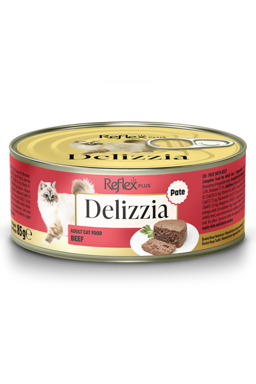 Reflex Plus Delizzia Dana Etli Konserve Kedi Yaş Maması 85 Gr