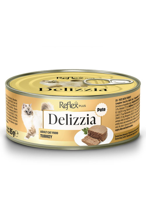 Reflex Plus Delizzia Hindili Konserve Kedi Yaş Maması 85 Gr