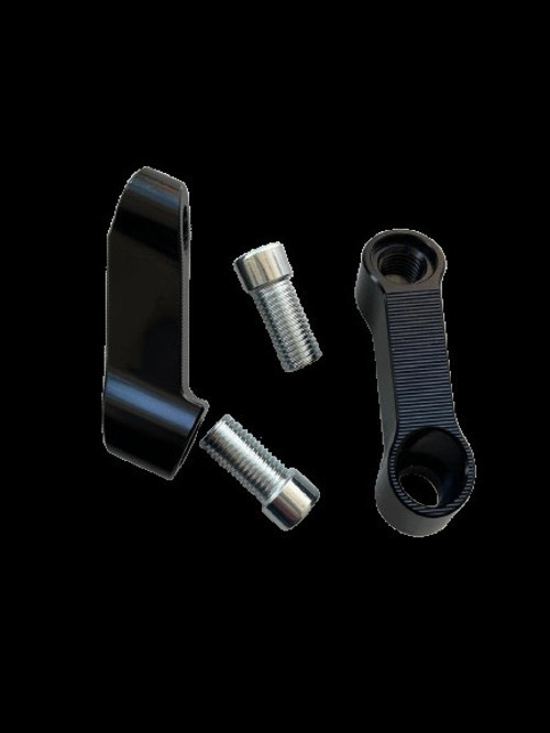 Üniversal Ayna Uzatma Genişletme Aparatı Siyah 8mm Düz Diş