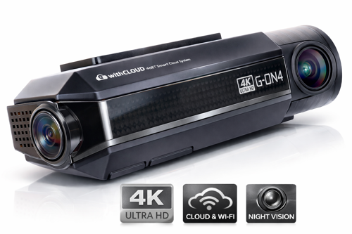 Gon4 Pro 4K UHD 2 Kameralı HDR Wi-Fi Araç Kamerası