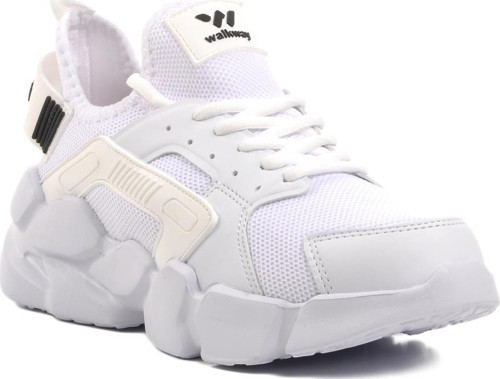 Hura Beyaz Fileli Hafif Unisex Spor Ayakkabı