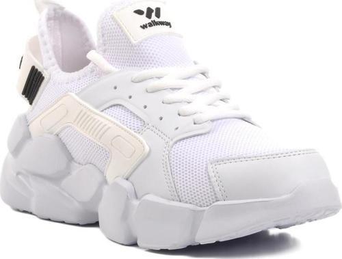 Hura Beyaz Fileli Hafif Unisex Spor Ayakkabı