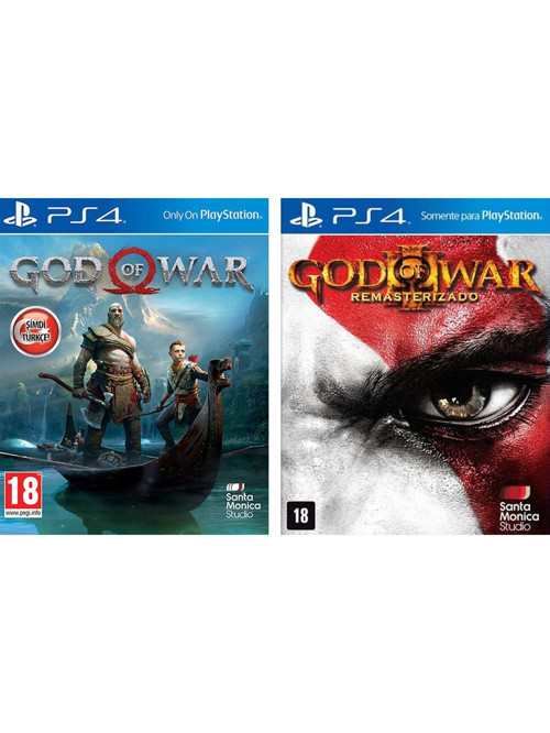 Santa Moni̇ca Ps4 God Of War 2Li Paket