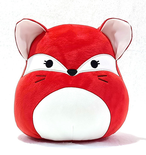 Uyku Arkadaşım Sevimli Peluş Tilki Figürlü Yastık 20 Cm. Yumuşacık...