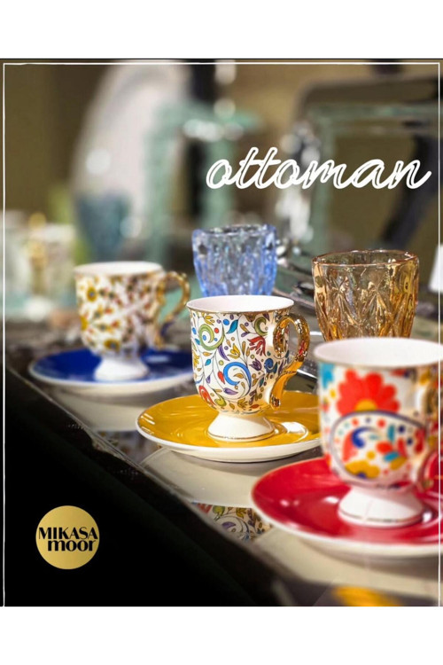 Ottoman 6lı Kahve Fincanı Seti 90cc