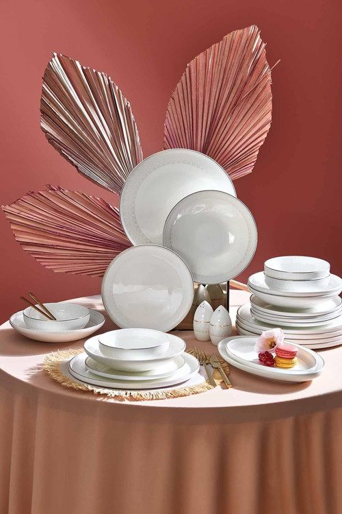 N3561 Galia Elegans 56 Parça 12 Kişilik Yemek Takımı
