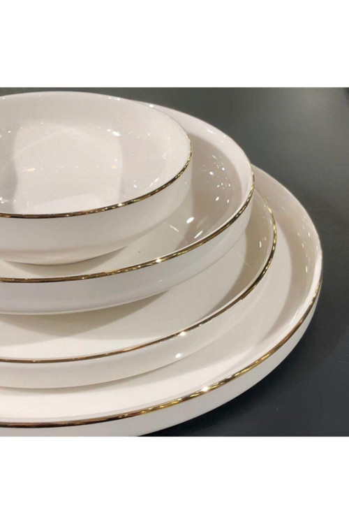 Gold Modern 24 Parça Yemek Takımı (6 KİŞİLİK)