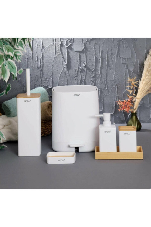 Muba Consept Banyo Takımı 6 Parça Akrilik Beyaz