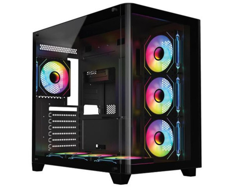 Fc-9545G 750W 80+ (Bronze) Gaming Kasa 7X Argb Fan Boş Bilgisayar Kasası