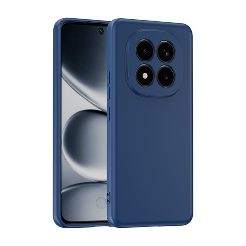 Redmi Note 15 Pro Plus Kılıf MKST Mara Lansman Kapak - Lacivert