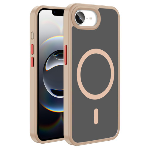 iPhone 17E Kılıf M-safe Şarj Özellikli Mat Arka Yüzey MKST Sio Kapak - Rose Gold