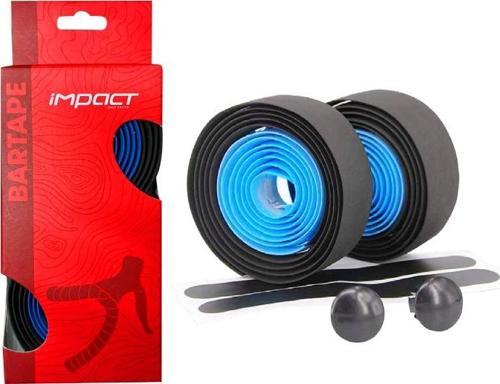 İmpact Duo Bisiklet Gidon Sargı Bandı Siyah Mavi Çift Renk