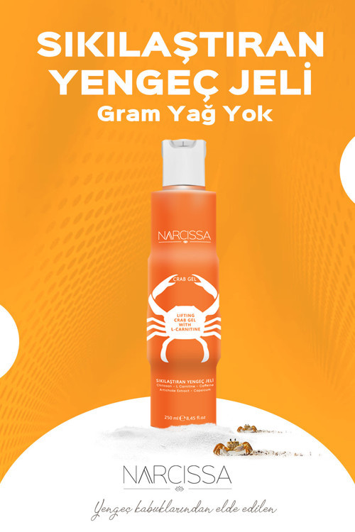 Sıkılaştıran Yengeç Jeli - , Sıkılaştırıcı, Selülit Ve Çatlak Giderici Jel 250ml