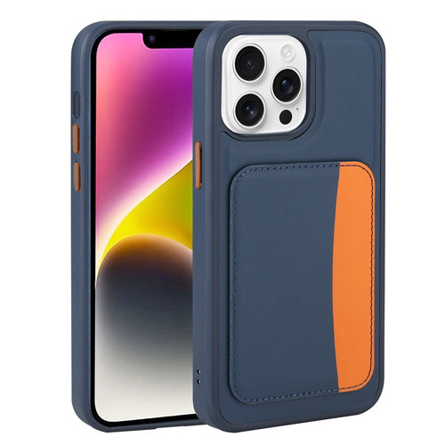 Apple İphone 16 Pro Kılıf Kartlıklı Zore X-Kart Silikon Kapak