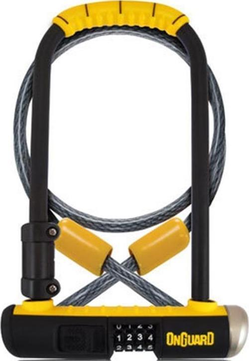 Şifreli U-Kilit 8012C Bulldog Combo Dt Kablolu