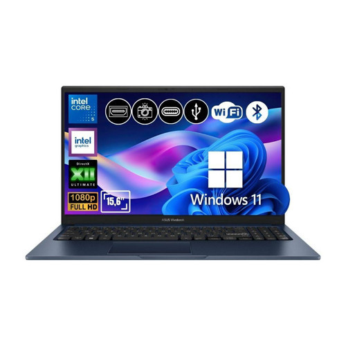 Vivobook 15 X1504VA-BQ4101 ATL13 Intel Core 5 120U 8GB Ram 512GB SSD Win11Pro 15.6'' Notebook