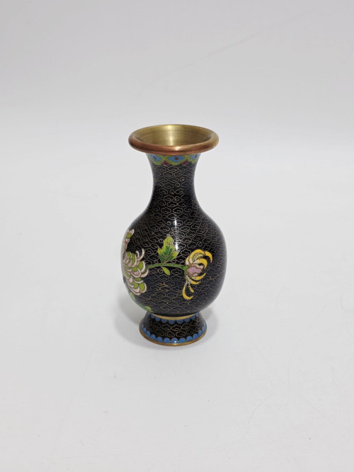 Antika Cloisonne Mini Vazo 13cm 006