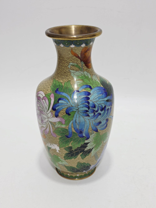 Antika Cloisonne Mini Vazo 26cm 014