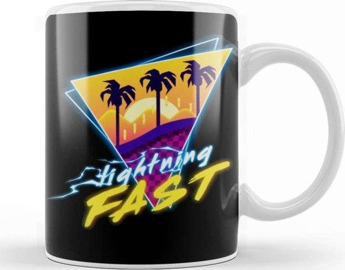 Sonic Lightning Fast Kupa Bardak Porselen