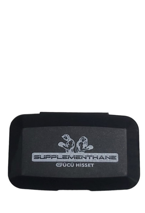 Logolu Pillbox Tablet Kutusu Hap Saklama Kutusu