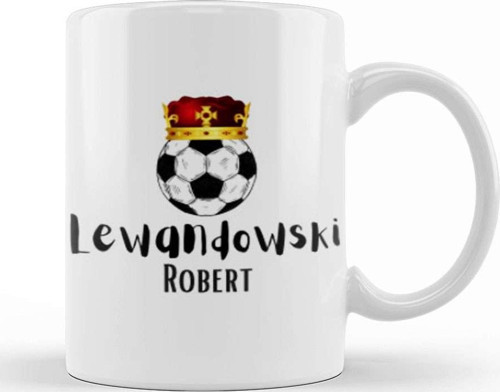 Robert Lewandowski Merch Kupa Bardak Porselen