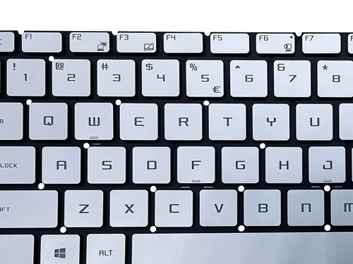 MSI GF65 Thin 10SER Klavye Silver Işıklı