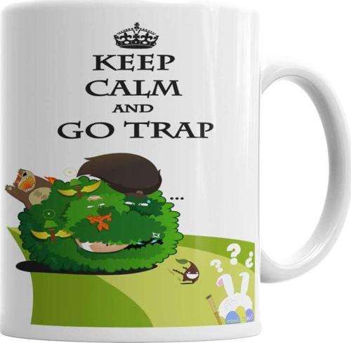 A Melhor Trap Keep Calm Kupa Bardak Porselen