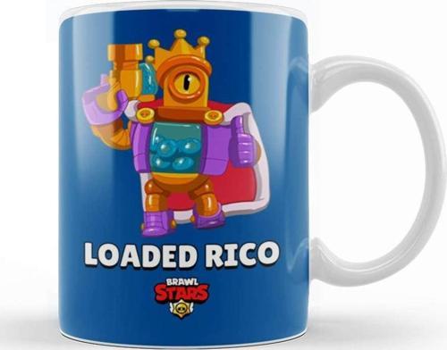 Brawl Stars Loaded Rıco Kupa Bardak Porselen