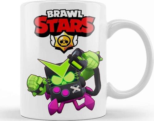 Brawl Stars Virüs 8 Bit Kupa Bardak Porselen