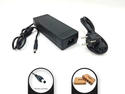 48V 3A 3.1A 3.125A 150W 5.5x2.5 mm DVR Adaptör RETRO