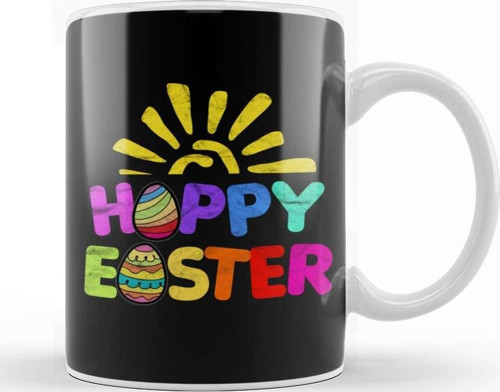 Easter Happy Easter Egg Kupa Bardak Porselen