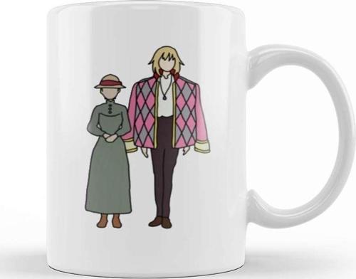 Howl'S Moving Castle 04 Kupa Bardak Porselen