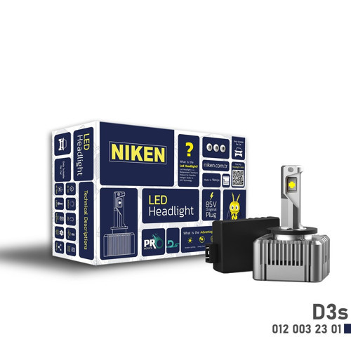D3s led xenon far aydınlatma seti şimşek etkili niken pro 7500lm 2 adet