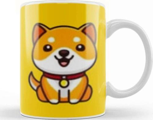 Baby Doge Coin Dogecoın Kupa Bardak Porselen
